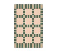 Layered Tapis en jute Evelina Kroon 140x200 cm Korean chives