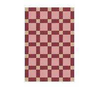 Layered Tapis en jute Evelina Kroon 200x300 cm Plum punch