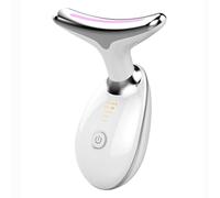 Layhou Appareil de beauté à microcourant masseur de levage du cou et du visage Anti-âge réducteur de rides du cou Machine de raffermissement de la peau masseur de rajeunissement de la peau à domicile