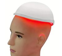 Layhou Bonnet de croissance des cheveux, thérapie des cheveux à lumière rouge et bleue, compresse chaude pour le traitement de la perte de cheveux, pour homme et femme, 3 modes de fonctionnement, 5