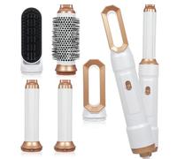 Layhou Brosse Soufflante 5 En 1，Seche Cheveux Lisses Et Boucleur A Cheveux,Brosse Lissante Pour Cheveux，Brosse Soufflante，Seche Cheveux Brosse，Air Styler