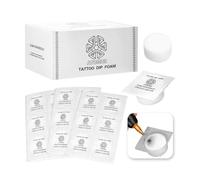 Layhou Cartouche de nettoyage jetable en mousse de trempage pour cartouches de tatouage, absorbe les résidus de pigments, bouchons de rinçage