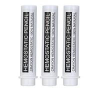 Layhou Ensemble de crayons styptiques de type stylo 3 pièces ensemble de pierres de sang arrête les coupures de saignement rasage bâton anti-infection outil de rasage pour hommes