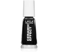 Layla Cosmetics Ceramic Effect vernis à ongles teinte N.31 Pure Black 10 ml