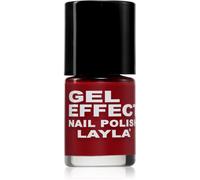 Layla Cosmetics Gel Effect vernis à ongles gel teinte N.06 Power Red 10 ml