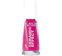 Layla Cosmetics Milano Céramique Effet Vernis à Ongles Flirty Fuchsia 10 ml
