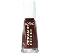 Layla Cosmetics Milano Céramique Effet Vernis à Ongles Torride Red 10 ml