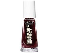 Layla Cosmetics Milano Céramique Effet Vernis à Ongles Vamp Red 10 ml