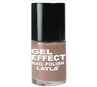 Layla Cosmetics Milano Gel Effet Vernis à Ongles Beige Evolution 10 ml