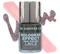 Layla Cosmetics Milano Holog Effet Vernis à Ongles Coffe Love 10 ml