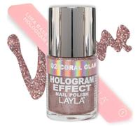Layla Cosmetics Milano Holog Effet Vernis à Ongles Corral Glam 10 ml