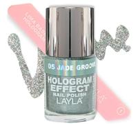 Layla Cosmetics Milano Holog Effet Vernis à Ongles Jade Groove 10 ml