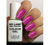 Layla Cosmetics Milano No Lamp Gel Polish Vernis à Ongles Fluo Purply