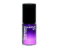 Layla Cosmetics Milano Thermo Effet Vernis à Ongles Change de Couleur Dark To Light Violet 5 ml