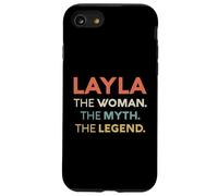 Layla The Woman The Myth Legend Nom personnalisé Femme Coque pour iPhone SE (2020) / 7/8