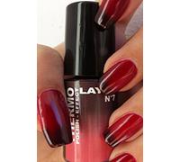'Layla® thermique de changement de couleur Vernis 5 ml, # 07 "Bordeaux TO Red - Bascule la couleur à la température Changement. couvrante après la deuxième couche.