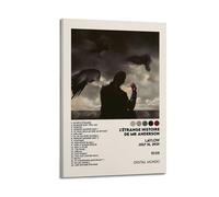 Laylow L'Étrange Histoire De Mr. Anderson Poster mural esthétique sur toile vintage - Décoration pour salon, chambre à coucher - 30 x 45 cm - Style cadre