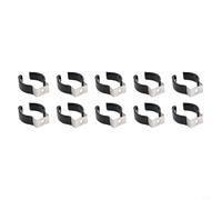 Laymotric Pinces à ressort en acier inoxydable - Base étroite - Pinces de tuyau robustes pour le rangement des outils et l'organisation du garage