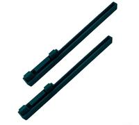 Laymotric Protection d'extrémité de rail de guidage en plastique pour scie à chenille, protection qui s'adapte aux deux extrémités des rails, empêche le pelage et les dommages lors de la manipulation