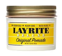 Layrite Original Pomade | Fixation Moyenne | Brillance Modérée | Base Eau | Facile à Laver | 120g