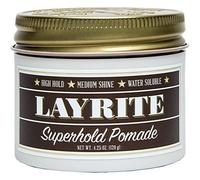 Layrite Superhold Pomade (High Hold, Medium Shine, Water Soluble) 120g-4.25oz