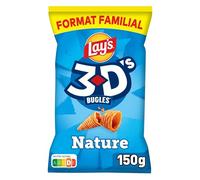 Lay's 3D'S Bugles Goût Nature Format Familial 150 g