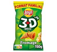 LAY'S - 3Ds Fromage 150G - Lot De 4