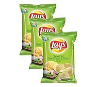 Lay's Américaine crème et saveur oignon, 52 grammes, pack de 3 - inde