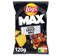 LAY'S - Chips Max Sauce Barbecue 120G - Lot De 4