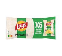 LAY'S Chips Multipack Paysanne Nature - Lot de 6x28g