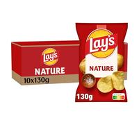 Lay's Chips Nature 130g - Lot de 10