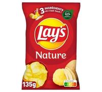 Lay's Chips nature 135 g - Le paquet de 135g