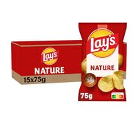 Lay's Chips Nature 75g - Lot de 15