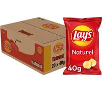 Lay's - Chips Naturel Sac 40gr | 20 pièces