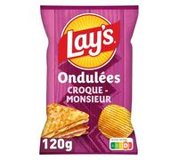 Lay's Chips Ondulées Saveur Croque Monsieur 120g