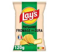 CHIPS LAYS PAYSANNE SAVEUR FROMAGE DU JURA 120G