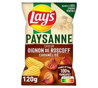 Lay's Chips Paysanne Saveur Oignon de Roscoff caramélisé 120 g