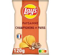 LAY'S Chips paysannes saveur champignons de Paris 120 g