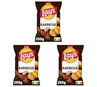 LAY'S Chips Saveur Barbecue Format Familial 250g (Lot de 3)