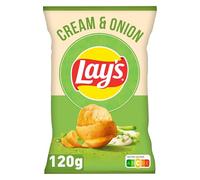 LAY'S Chips Saveur Cream and Onion 120g