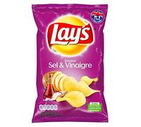Lay'S - Chips Sel Et Vinaigre 130G - Lot De 5 - Livraison Rapide En France - Prix Par Lot