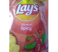 Lay's Chips Spicy 130 g - Lot de 5