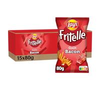 Lay's Fritelle Goût Bacon 80g - Lot de 15
