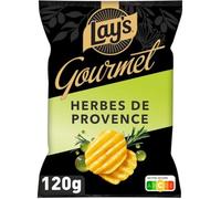 Lay's GOURMET - Saveur Herbes de Provence - Coupe Ondulée - 120g