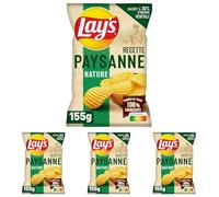 Lay's Paysanne Nature 155g (Lot de 4)