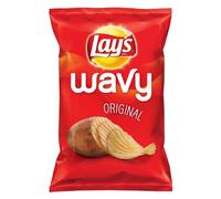 Lay's Potato Chips, Wavy Original, 14.125 Ounce by Lay's