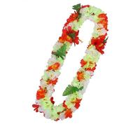 Layseri Collier hawaïen avec pendentif en forme de fleur de Luau pour remise de diplôme, mariage (collier style 4)