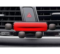 LAYSSA Support Téléphone Voiture pour Audi Q3 2013-2018, Support de Téléphone Portable Universel pour Voiture, 360° Rotation Souple, Voiture Accessoires,B Red