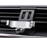 LAYSSA Support Téléphone Voiture pour Audi Q3 2019-2023, Support de Téléphone Portable Universel pour Voiture, 360° Rotation Souple, Voiture Accessoires,B Silver