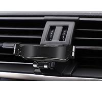 LAYSSA Support Téléphone Voiture pour Audi Q3 2019-2023, Support de Téléphone Portable Universel pour Voiture, 360° Rotation Souple, Voiture Accessoires,A Black